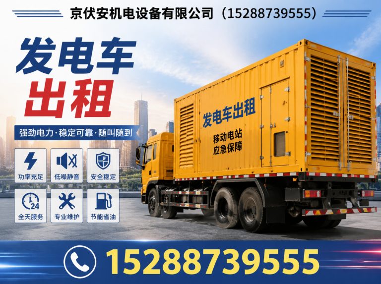 呼和浩特静音发电车租赁展示图